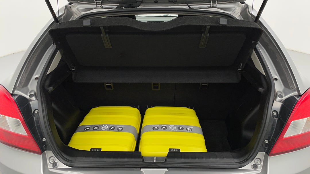 Boot Inside View with Luggage