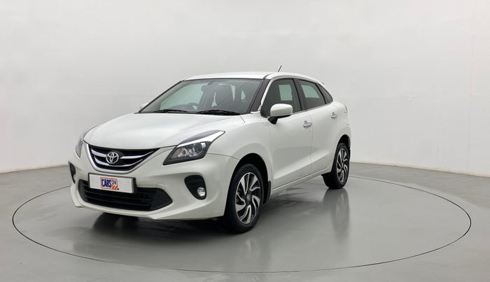 2019 Toyota Glanza V, Petrol, Manual, 35,627 km, Left Front Diagonal