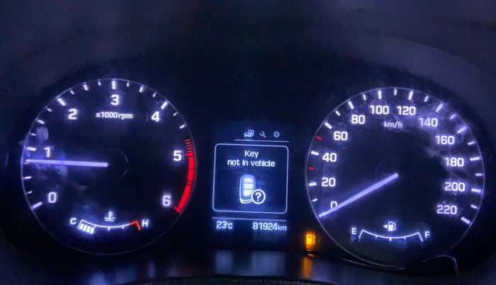 2016 Hyundai Creta 1.6 SX (O) CRDI, Diesel, Manual, 82,364 km, Odometer Image