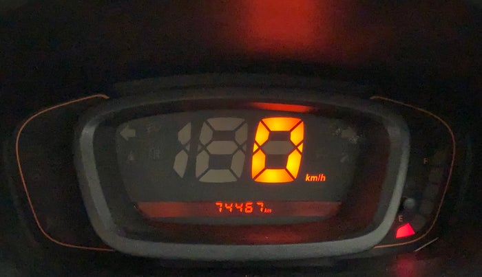 2017 Renault Kwid RXT 1.0, Petrol, Manual, 74,467 km, Odometer Image