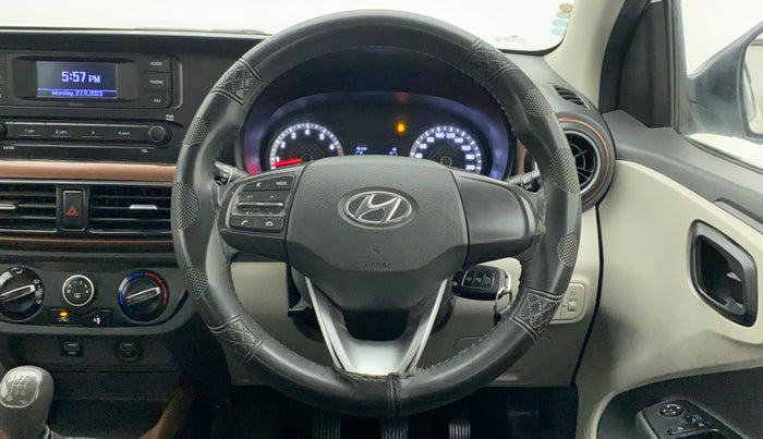 2021 Hyundai AURA S 1.2 CNG, CNG, Manual, 76,440 km, Steering Wheel Close Up