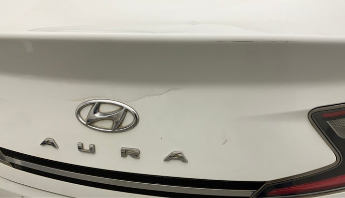 2021 Hyundai AURA S 1.2 CNG, CNG, Manual, 76,440 km, Dicky (Boot door) - Slightly dented