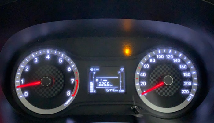 2021 Hyundai AURA S 1.2 CNG, CNG, Manual, 76,440 km, Odometer Image