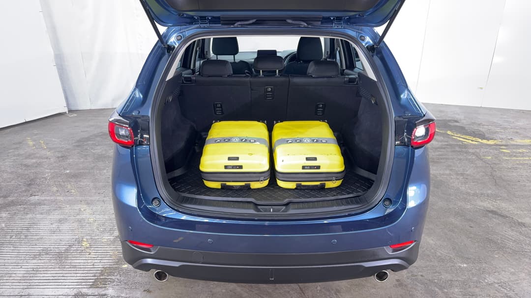 Boot Inside View with Luggage
