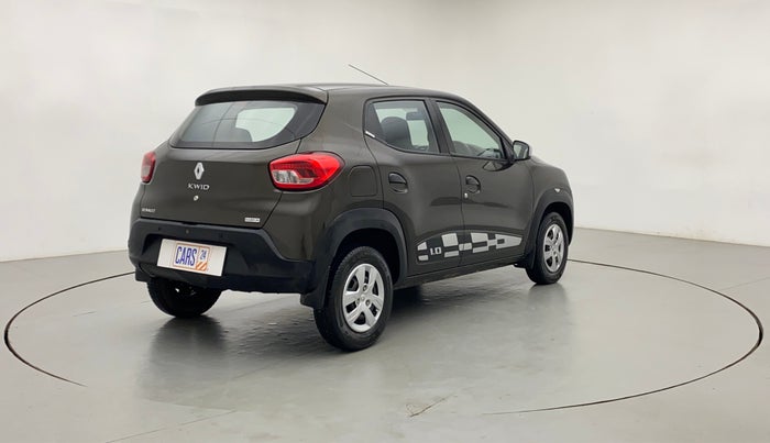 2016 Renault Kwid 1.0 RXT Opt AT, Petrol, Automatic, 30,944 km, Right Back Diagonal (45- Degree) View
