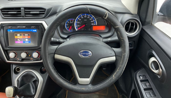 2019 Datsun Go T(O), Petrol, Manual, 64,447 km, Steering Wheel Close Up
