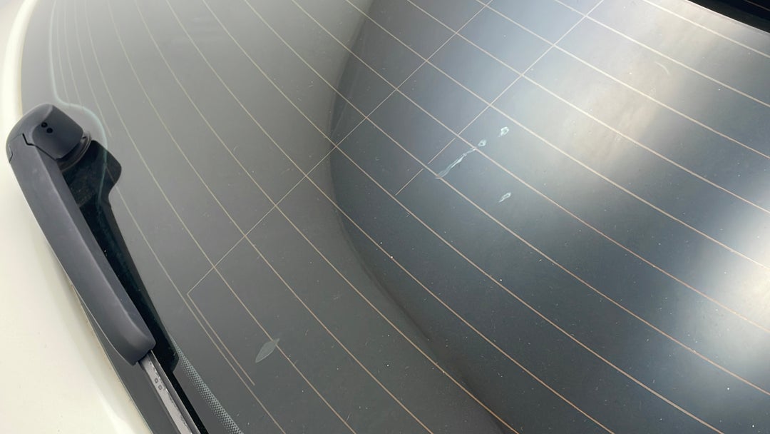 Windshield Rear Tinting scratched
