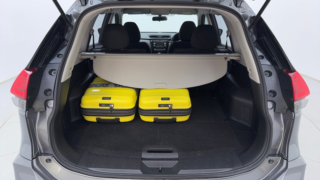 Boot Inside View with Luggage
