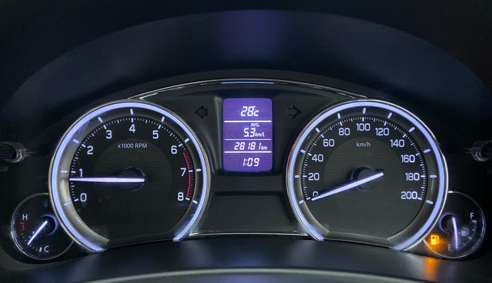2015 Maruti Ciaz ZXI PLUS, Petrol, Manual, 28,446 km, Odometer Image