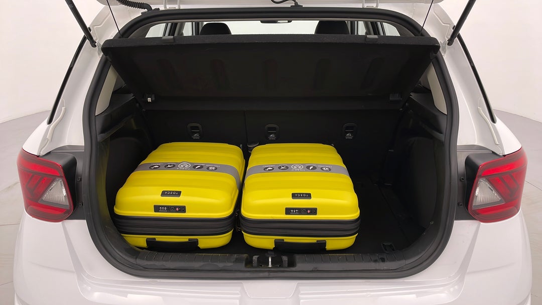 Boot Inside View with Luggage