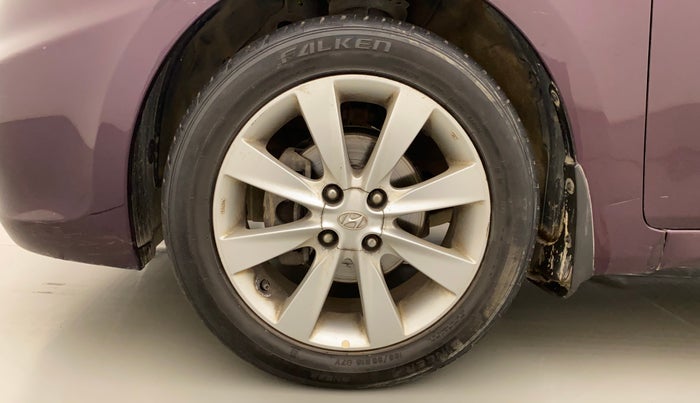 2013 Hyundai Verna FLUIDIC 1.6 CRDI SX, Diesel, Manual, 79,990 km, Left Front Wheel