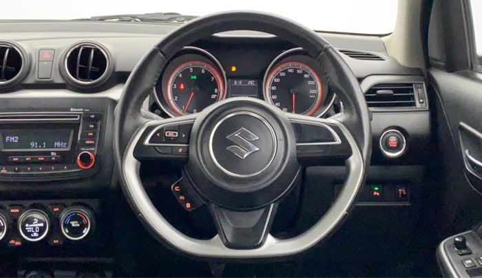 2018 Maruti Swift ZXI (AMT), Petrol, Automatic, 22,330 km, Steering Wheel Close Up