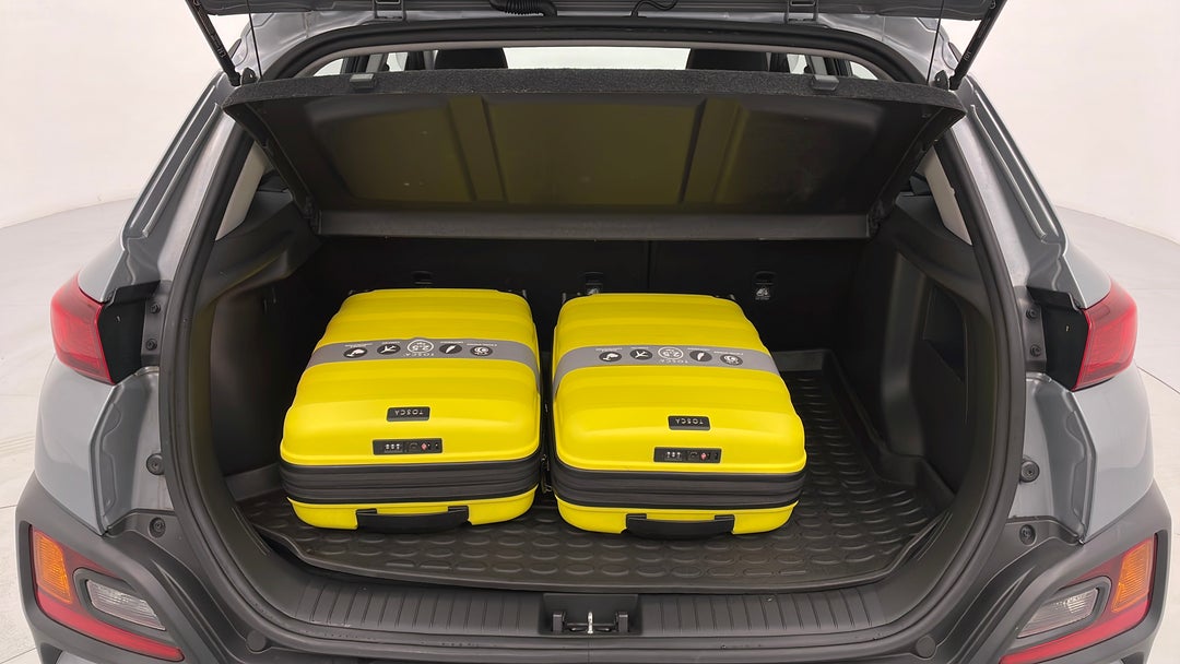 Boot Inside View with Luggage