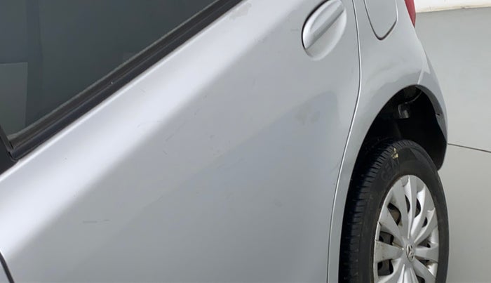 2013 Toyota Etios Liva G, Petrol, Manual, Rear left door - Slightly dented