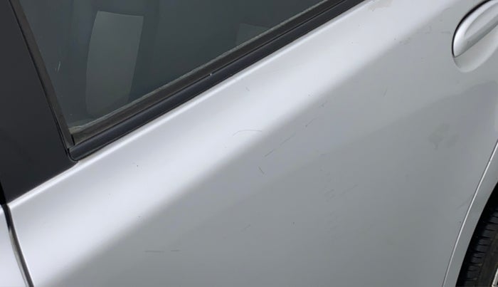 2013 Toyota Etios Liva G, Petrol, Manual, Rear left door - Minor scratches