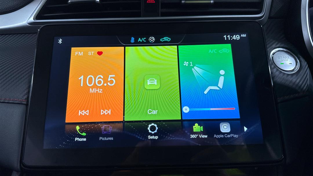 2022 MG Zst Core, Automatic, 62557 km, Infotainment System