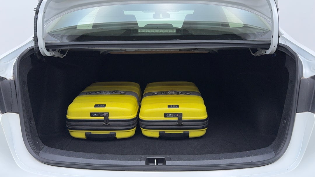 Boot Inside View with Luggage