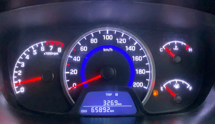 2019 Hyundai Grand i10 MAGNA 1.2 KAPPA VTVT CNG, CNG, Manual, 65,892 km, Odometer Image
