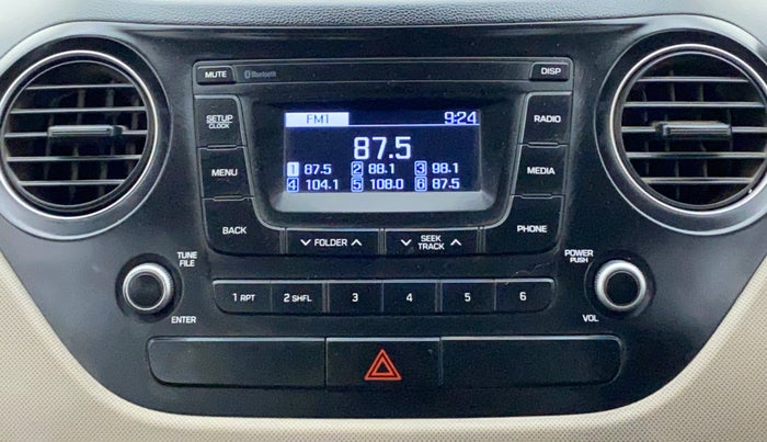 2019 Hyundai Grand i10 MAGNA 1.2 KAPPA VTVT CNG, CNG, Manual, 65,892 km, Infotainment System