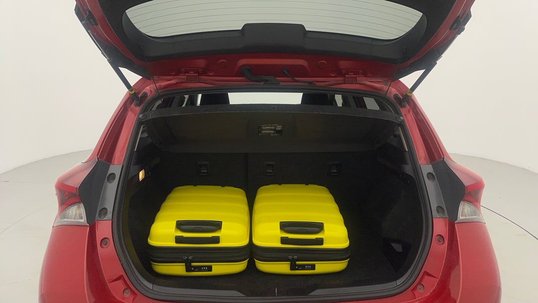 Boot Inside View with Luggage