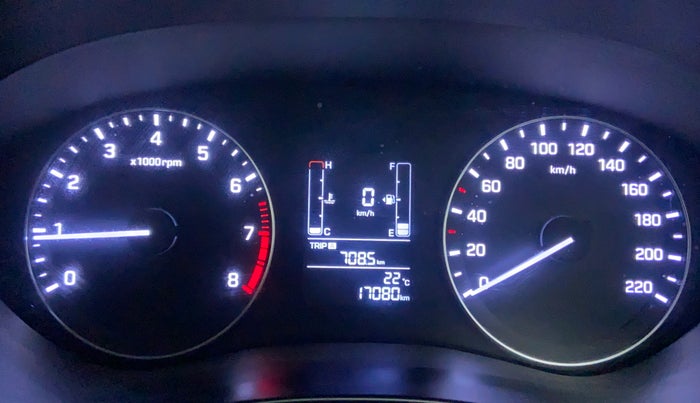 2017 Hyundai Elite i20 SPORTZ 1.2, Petrol, Manual, 17,080 km, Odometer Image