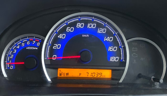 2018 Maruti Wagon R 1.0 VXI, Petrol, Manual, 71,639 km, Odometer Image