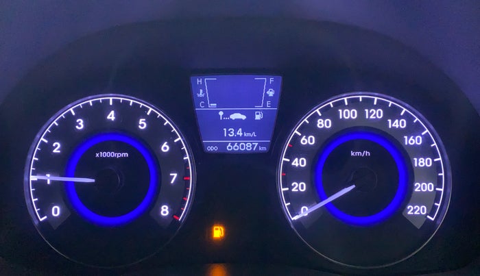 2016 Hyundai Verna FLUIDIC 1.6 SX VTVT OPT, Petrol, Manual, 66,681 km, Odometer Image
