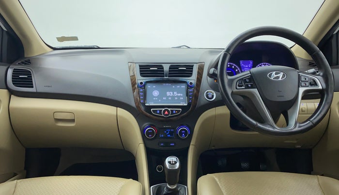 2016 Hyundai Verna FLUIDIC 1.6 SX VTVT OPT, Petrol, Manual, 66,681 km, Dashboard