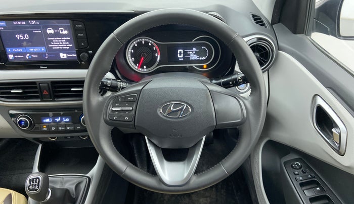 2022 Hyundai GRAND I10 NIOS ASTA 1.2 KAPPA VTVT, Petrol, Manual, 39,800 km, Steering Wheel Close Up