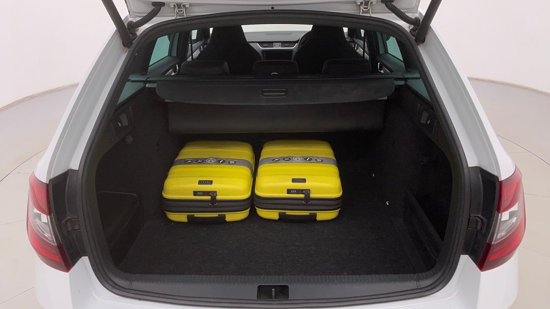 Boot Inside View with Luggage