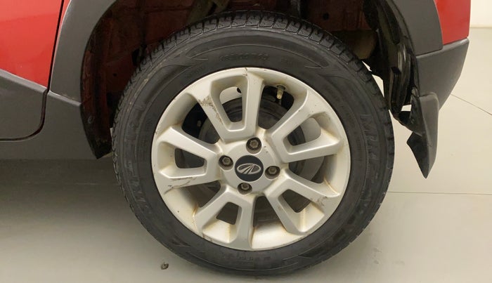 2017 Mahindra Kuv100 K8 6 STR, Petrol, Manual, 62,386 km, Left Rear Wheel