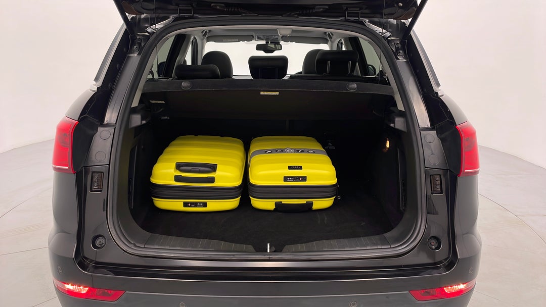 Boot Inside View with Luggage