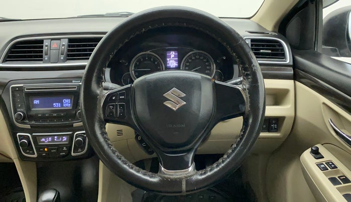 2017 Maruti Ciaz ZETA 1.4  AT PETROL, Petrol, Automatic, 91,528 km, Steering Wheel Close Up