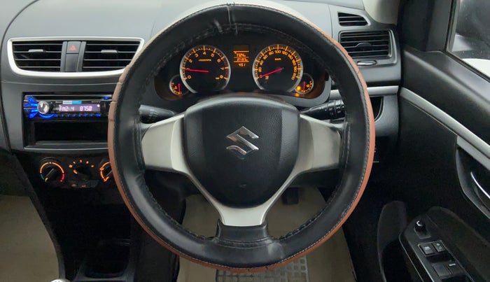2013 Maruti Swift VXI D, Petrol, Manual, 37,197 km, Steering Wheel Close Up