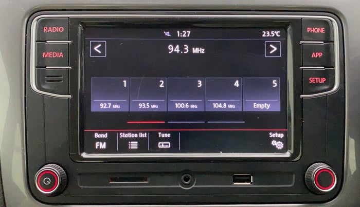 2020 Volkswagen Vento HIGHLINE PLUS 1.0L TSI, Petrol, Manual, 68,303 km, Infotainment System