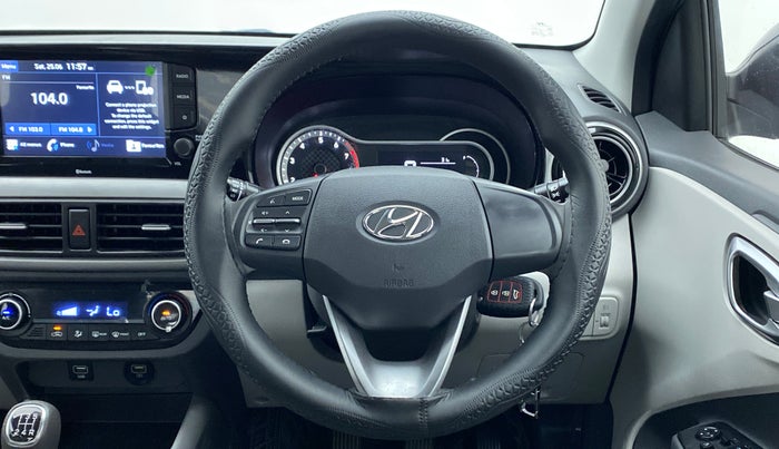 2019 Hyundai GRAND I10 NIOS SPORTZ PETROL, Petrol, Manual, 8,775 km, Steering Wheel Close Up