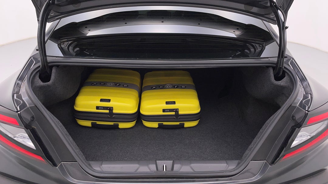 Boot Inside View with Luggage