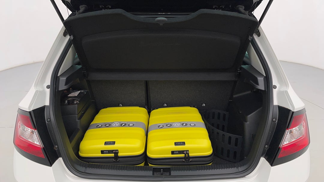 Boot Inside View with Luggage