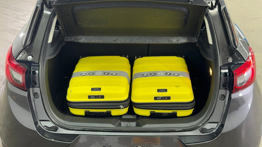 Boot Inside View with Luggage