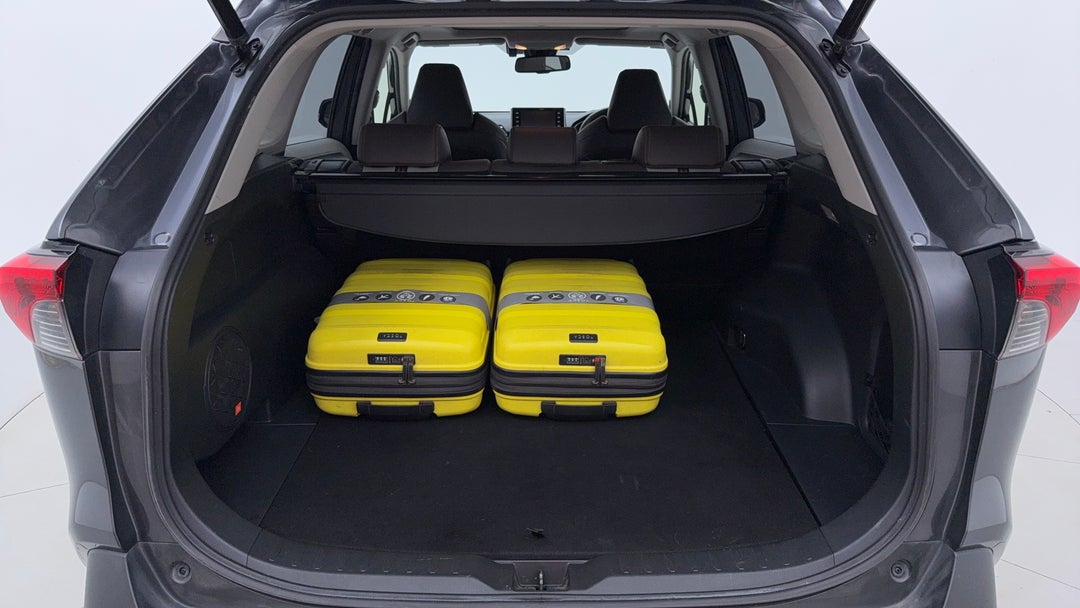 Boot Inside View with Luggage