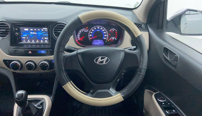 2015 Hyundai Grand i10 MAGNA 1.2 KAPPA VTVT, Petrol, Manual, 34,032 km, Steering Wheel Close-up