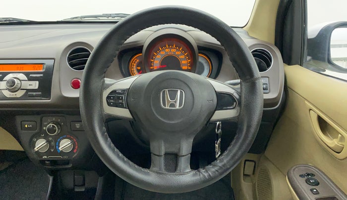 2013 Honda Brio S MT, Petrol, Manual, 54,479 km, Steering Wheel Close Up