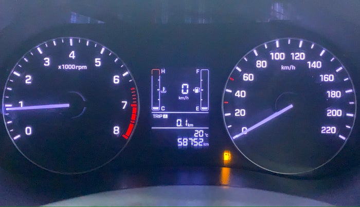 2016 Hyundai Creta 1.6 S, Petrol, Manual, 58,549 km, Odometer Image
