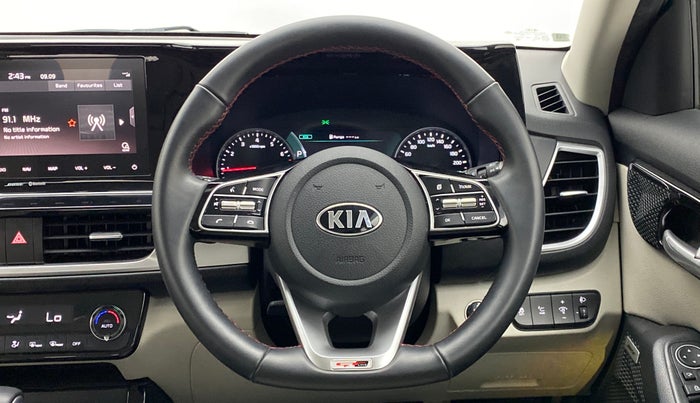 2019 KIA SELTOS 1.4 GTX+ TURBO GDI PETROL AT, Petrol, Automatic, 11,689 km, Steering Wheel Close Up
