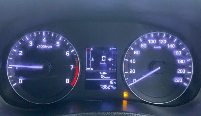 2016 Hyundai Creta 1.6 S, Petrol, Manual, 78,700 km, Odometer Image