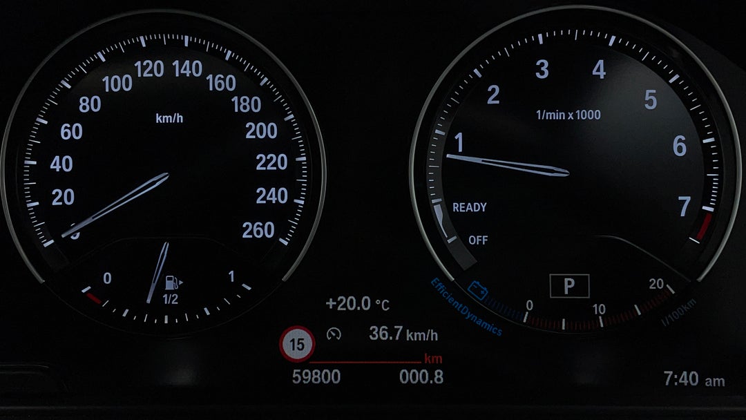 2018 BMW 1 25i M Sport, Automatic, 59800 km, Odometer View