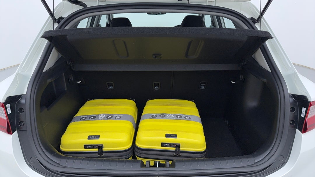 Boot Inside View with Luggage
