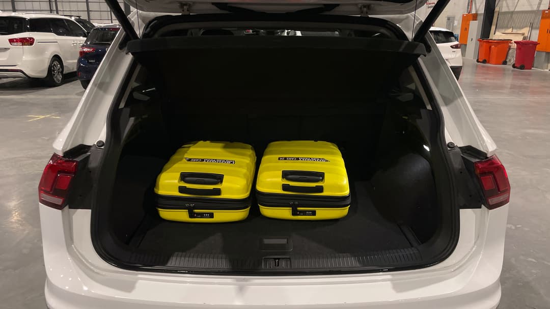 2022 Volkswagen Tiguan 110tsi Life, Automatic, 69499 km, Boot Inside View with Luggage