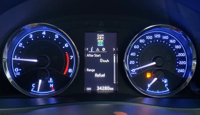 2018 Toyota Corolla Altis VL AT, Petrol, Automatic, 34,339 km, Odometer Image
