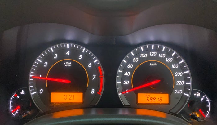 2010 Toyota Corolla Altis GL PETROL, Petrol, Manual, 59,269 km, Odometer Image